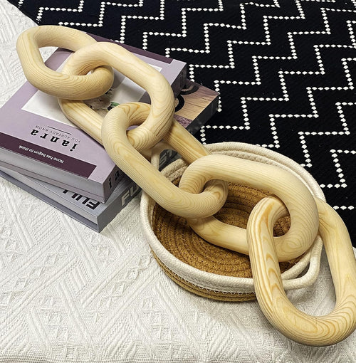 Stickin Together Wood Chain Link | Modern Rustic Decor | Anciennevi