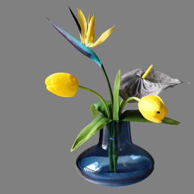Nordic Silk Flower Bouquet | Elegant Faux Floral Arrangement | Anciennevi