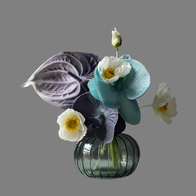 Nordic Silk Flower Bouquet | Elegant Faux Floral Arrangement | Anciennevi