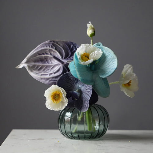 Nordic Silk Flower Bouquet | Elegant Faux Floral Arrangement | Anciennevi