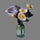 Nordic Silk Flower Bouquet | Elegant Faux Floral Arrangement | Anciennevi