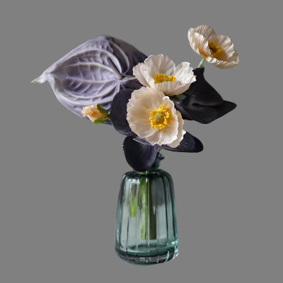 Nordic Silk Flower Bouquet | Elegant Faux Floral Arrangement | Anciennevi