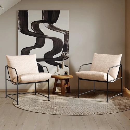 Sling Accent Arm Chair Set of 2 | Stylish & Cozy Seating | Anciennevi