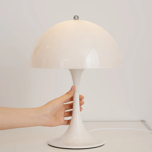Vintage Mushroom Table Lamp - Minimalist Bedside Light - Anciennevi