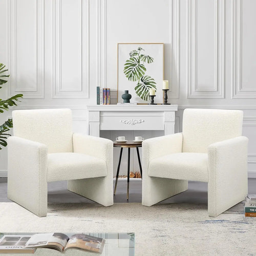 Comfy Teddy Armchair Set of 2 | Comfortable Reading Chairs | Anciennevi