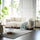 Oversized Cloud Couch Loveseat | Fabric & Metal Legs | Anciennevi