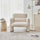 Cuddle Lamb Fabric Loveseat | Cozy Minimalist Sofa | Anciennevi