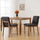 Farmhouse Mid Century Linen Dining Chairs Set of 4 | Anciennevi