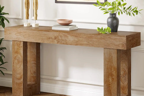 Farmhouse Console Table – Wooden Sofa Table – Anciennevi