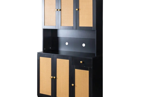 70.87" Tall Wardrobe & Kitchen Cabinet with 6 | Storage Cabinet | Anciennevi