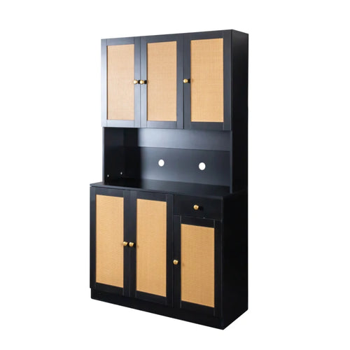 70.87" Tall Wardrobe & Kitchen Cabinet with 6 | Storage Cabinet | Anciennevi