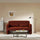 Cuddle Lamb Fabric Loveseat | Cozy Minimalist Sofa | Anciennevi