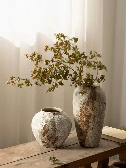Jingdezhen Wabi-sabi Ceramic Vase | Home Decor | Anciennevi