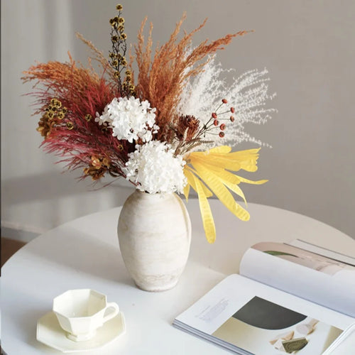 Nova Bloom Ceramic Vase | Handmade Vase for Minimalist Decor | Anciennevi