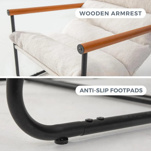 Boucle Arm Chair | Modern Accent Chair for Living Room | Anciennevi