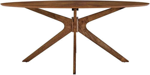 71" Oval Wood Dining Table Online | Luxury Furniture | Anciennevi