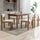 Set of 4 Upholstered Dining Chairs with Adjustable Back | Anciennevi