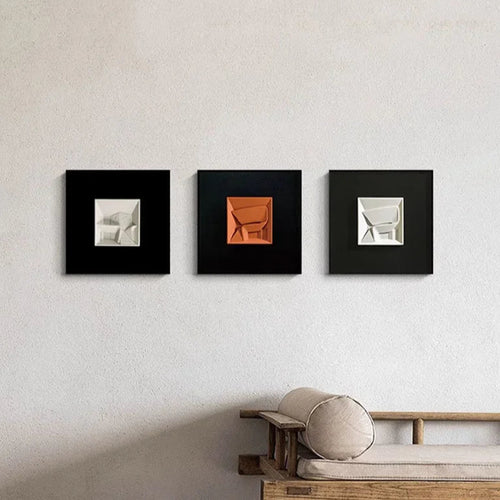 3D Relief Wall Hanging Ornament – Modern Wooden Art – Anciennevi