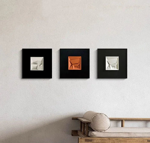 3D Relief Wall Hanging Ornament – Modern Wooden Art – Anciennevi