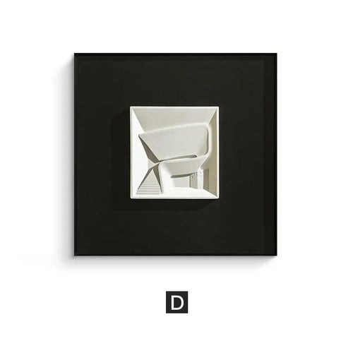 3D Relief Wall Hanging Ornament – Modern Wooden Art – Anciennevi