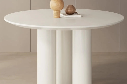 30'' Black Round Dining Table | Small Kitchen Table | Anciennevi