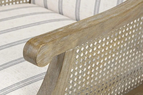 Reclaimed Wood Accent Chairs | Beige Solid Wood Frame | Anciennevi