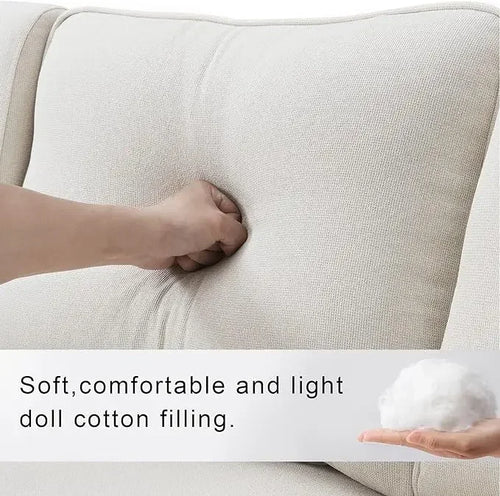 3 Seater Oversized Cloud Couch Loveseat Sofa | Anciennevi