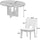 5-Piece Extendable Dining Table Set with Removable Leaf | Anciennevi