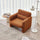 Cuddle Lamb Fabric Loveseat | Cozy Minimalist Sofa | Anciennevi