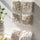 Handmade Pleated Petal Ceramic Wall Ornament – Square Home Decor – Anciennevi