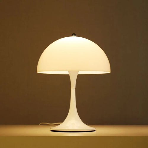 Vintage Mushroom Table Lamp - Minimalist Bedside Light - Anciennevi