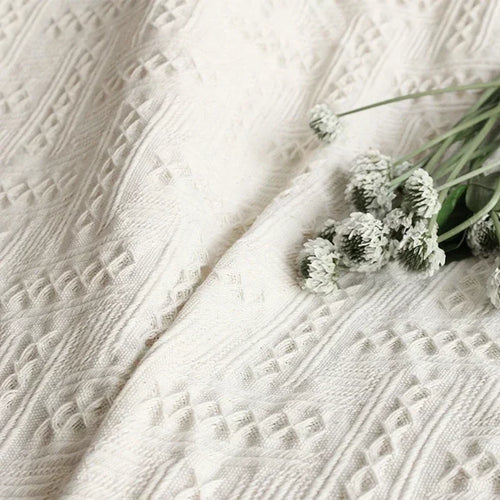 Soft Sofa Blanket with Tassels | Knitted Travel Throw Blanket | Anciennevi