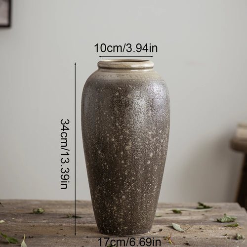 Ceres Japanese Ceramic Vase | Elegant Vase for Living Room | Anciennevi