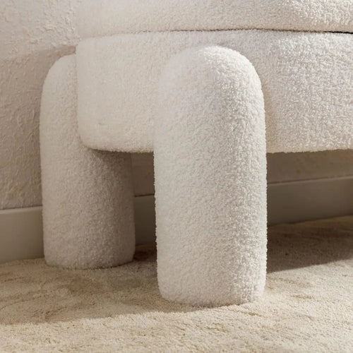Sherpa Storage Ottoman Bench | Modern Entryway Bench | Anciennevi