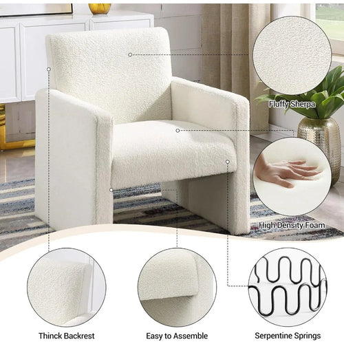 Comfy Teddy Armchair Set of 2 | Comfortable Reading Chairs | Anciennevi