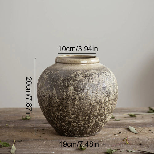 Ceres Japanese Ceramic Vase | Elegant Vase for Living Room | Anciennevi