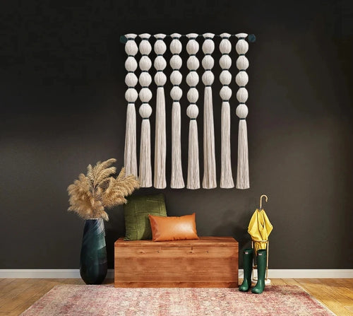 Minimalist Handmade Woven Wall Tapestry Decor | Anciennevi