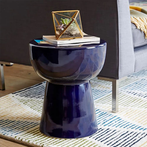 Nordic Creative Small Round Bedside Table | Movable Modern Design | Anciennevi