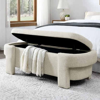 Allegra - Oval Storage Ottoman