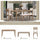 Order 6 Pieces Dining Table Set with Bench Online | Anciennevi
