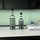 Black Stripe Transparent Geometric Crystal Bottle Sculpture – Desk Decoration – Anciennevi
