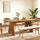 Modern Dining Table for 6 | Brown Wooden Rectangular Table | Anciennevi