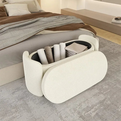 Lamb - Wool Storage Ottoman