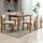 Set of 4 Upholstered Dining Chairs with Adjustable Back | Anciennevi