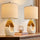Haven Boho Table Lamps Set of 2 | Living Room & Bedroom | Anciennevi