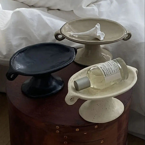 Silver Plated Ceramic Jewelry Tray | Luxury Storage | Anciennevi