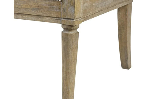 Reclaimed Wood Accent Chairs | Beige Solid Wood Frame | Anciennevi