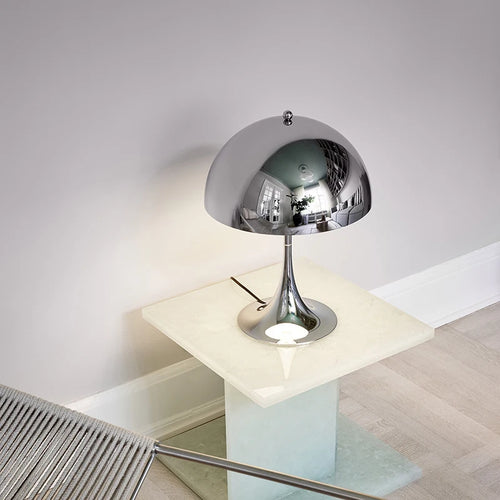Vintage Mushroom Table Lamp - Minimalist Bedside Light - Anciennevi