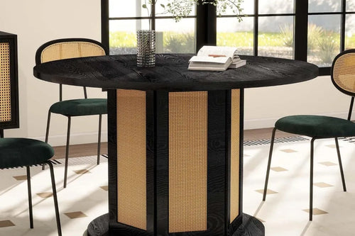 Cairo Rattan Round Dining Table | Stylish & Durable | Anciennevi