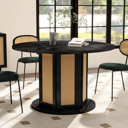 Cairo Rattan Round Dining Table | Stylish & Durable | Anciennevi